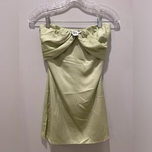 Irena strapless mini dress